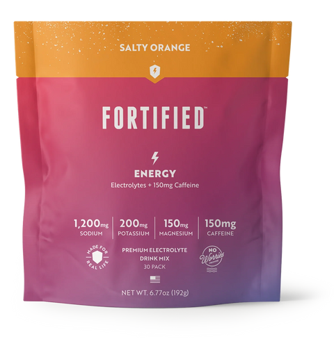 Energy Electrolyte Powder with Natural Caffeine by FORTIFIED®
