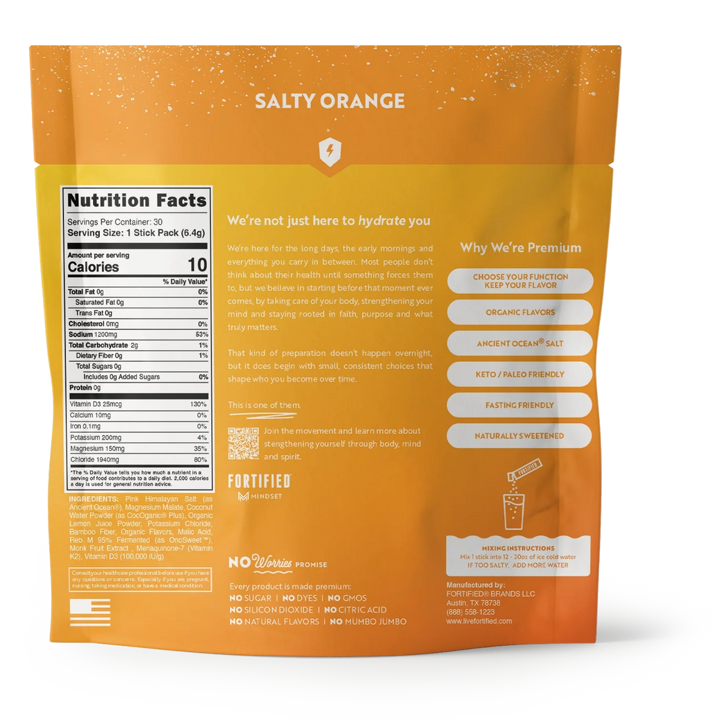 Everyday Hydration Powder with D3 + K2 by FORTIFIED®