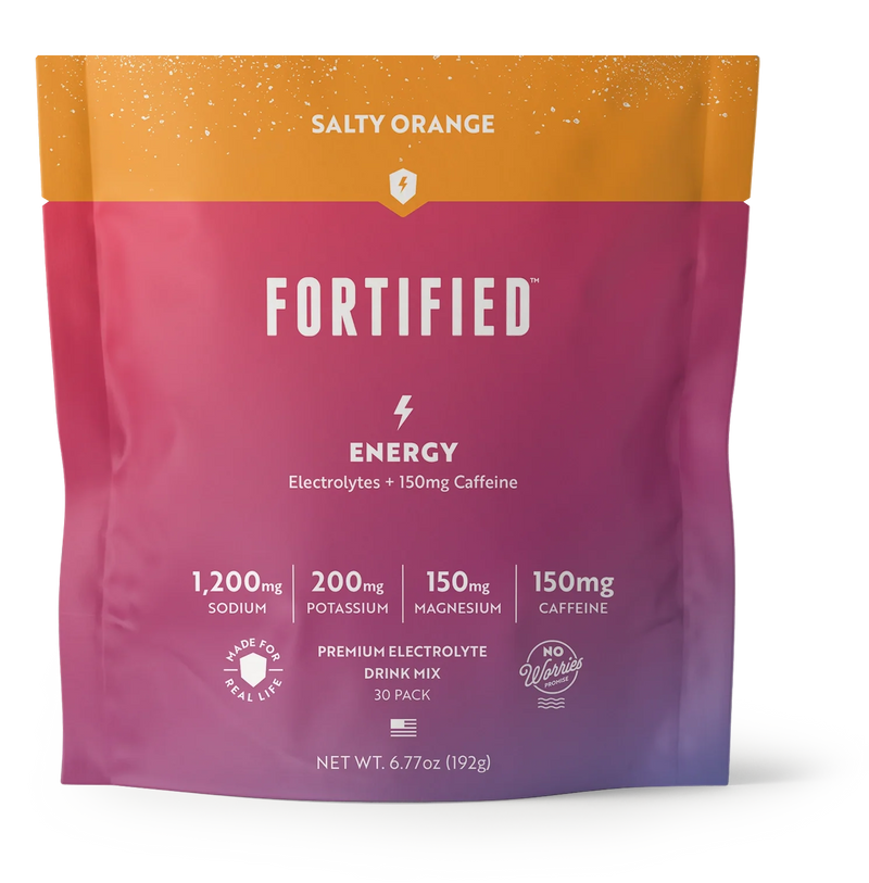 Energy Electrolyte Powder with Natural Caffeine by FORTIFIED®
