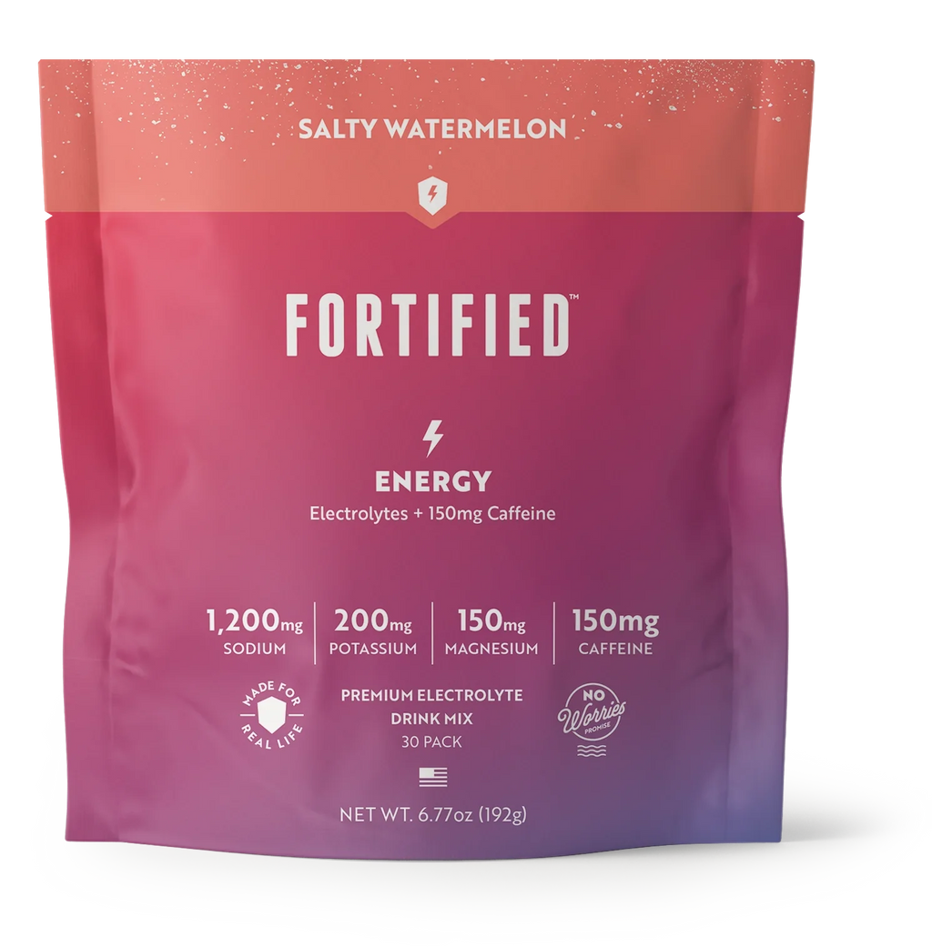 Energy Electrolyte Powder with Natural Caffeine by FORTIFIED®